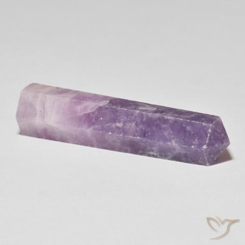 Lepidolite Gemstone in 35.9 x 8.9 mm Size for Sale, Lepidolite Stone in Light Grape Purple Color