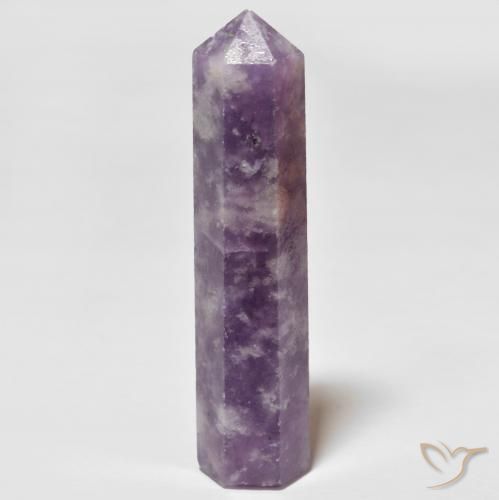 24.50ct Natural Mauve Violet Lepidolite, Fancy, Opaque