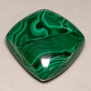 111.85 ct Green Malachite Gemstone, Malachite Gem in Fancy Cabochon Shape for Sale.