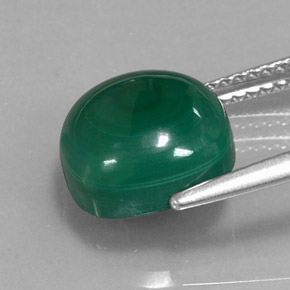 Malachite Gemstone in 10.1 x 10.1 mm Size for Sale, Malachite Stone in Multicolor Green Color