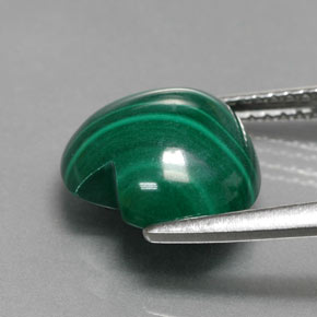 Malachite Gemstone in 11 x 11 mm (calibrated) Size for Sale, Malachite Stone in Multicolor Green Color