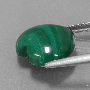 Malachite Gemstone in 11 x 11 mm (calibrated) Size for Sale, Malachite Stone in Multicolor Green Color