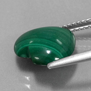 Malachite Gemstone in 11 x 11 mm (calibrated) Size for Sale, Malachite Stone in Multicolor Green Color