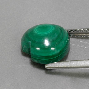 Malachite Gemstone in 10 x 10 mm (calibrated) Size for Sale, Malachite Stone in Multicolor Green Color