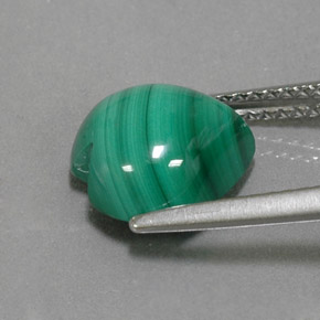 Malachite Gemstone in 10 x 10 mm (calibrated) Size for Sale, Malachite Stone in Multicolor Green Color