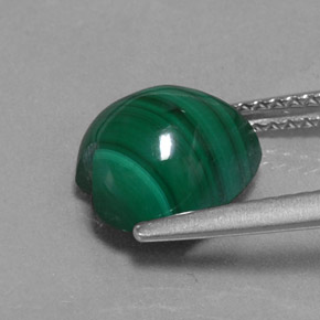 Malachite Gemstone in 9 x 9 mm (calibrated) Size for Sale, Malachite Stone in Multicolor Green Color