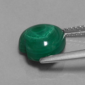 Malachite Gemstone in 9 x 9 mm (calibrated) Size for Sale, Malachite Stone in Multicolor Green Color