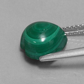 Malachite Gemstone in 9 x 9 mm (calibrated) Size for Sale, Malachite Stone in Multicolor Green Color