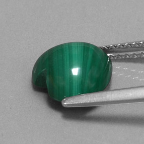 Malachite Gemstone in 9 x 9 mm (calibrated) Size for Sale, Malachite Stone in Multicolor Green Color