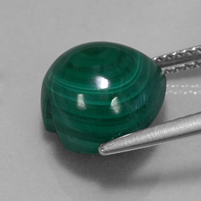 Malachite Gemstone in 11 x 11 mm (calibrated) Size for Sale, Malachite Stone in Multicolor Green Color
