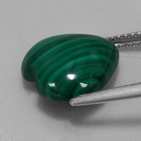 Malachite Gemstone in 12 x 12 mm (calibrated) Size for Sale, Malachite Stone in Multicolor Green Color
