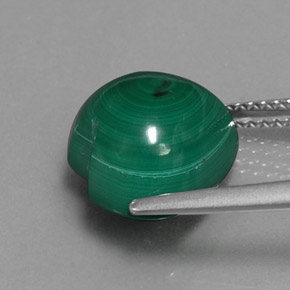 Malachite Gemstone in 11 x 11 mm (calibrated) Size for Sale, Malachite Stone in Medium Green    Color