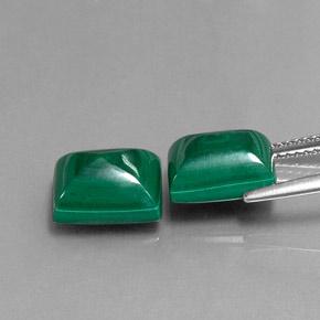 Malachite Gemstones in 10 x 8 mm (calibrated) Size for Sale, Malachite Stones in Multicolor Color