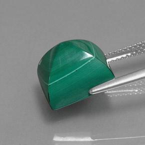 Malachite Gemstone in 11 x 9 mm (calibrated) Size for Sale, Malachite Stone in Multicolor Green Color