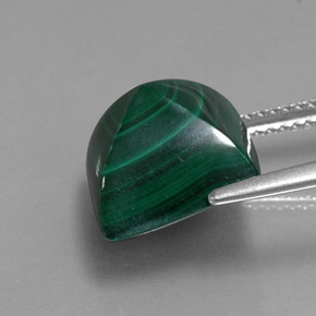 Malachite Gemstone in 11 x 11 mm (calibrated) Size for Sale, Malachite Stone in Multicolor Green Color