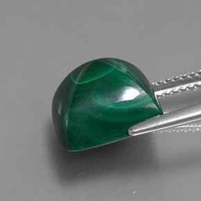 Malachite Gemstone in 11 x 11 mm (calibrated) Size for Sale, Malachite Stone in Multicolor Green Color