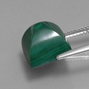 Malachite Gemstone in 10 x 10 mm (calibrated) Size for Sale, Malachite Stone in Multicolor Green Color