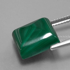 Malachite Gemstone in 12 x 12 mm (calibrated) Size for Sale, Malachite Stone in Multicolor Green Color