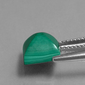 Malachite Gemstone in 8 x 8 mm (calibrated) Size for Sale, Malachite Stone in Multicolor Green Color