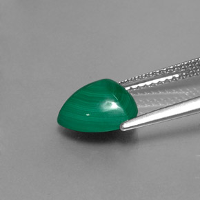 Malachite Gemstone in 9 x 9 mm (calibrated) Size for Sale, Malachite Stone in Multicolor Green Color