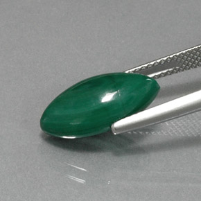 Malachite Gemstone in 16 x 8 mm (calibrated) Size for Sale, Malachite Stone in Multicolor Green Color