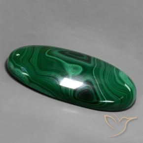 3000.00 ct Green Malachite Stone, Natural Malachite in Oval Cabochon Shape for Sale