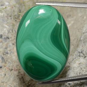 54.8ct Oval Cabochon Multicolor Green Malachite Gem for sale 54.8ct Oval Cabochon Multicolor Green Malachite Gem (ID: 484076)