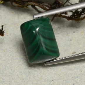 4.8ct Cushion Shape Sugarloaf Cabochon Multicolor Green Malachite for sale thumb image of 4.8ct Cushion Shape Sugarloaf Cabochon Multicolor Green Malachite (ID: 494165)