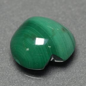 1.5ct Heart Cabochon Multicolor Green Malachite Gem for sale 1.5ct Heart Cabochon Multicolor Green Malachite Gem (ID: 499637)