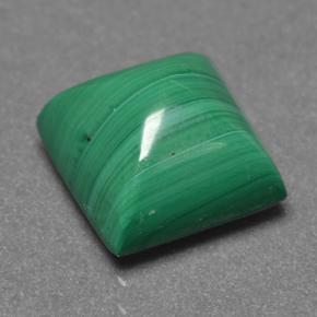 4.6ct Square Sugarloaf Cabochon Multicolor Green Malachite Gem for sale 4.6ct Square Sugarloaf Cabochon Multicolor Green Malachite Gem (ID: 499861)