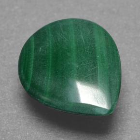 Malachite Gemstone in 10.9 x 9 mm Size for Sale, Malachite Stone in Multicolor Green Color