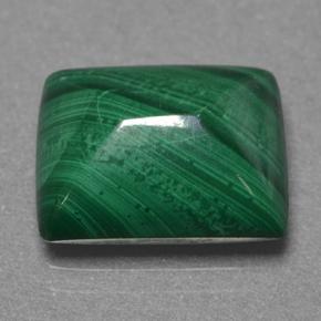 Medium Green Малахит Камень - 5.4ct Baguette Sugarloaf Cabochon (ID: 499869)