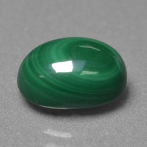4.4ct Oval Cabochon Multicolor Green Malachite for sale thumb image of 4.4ct Oval Cabochon Multicolor Green Malachite (ID: 499872)