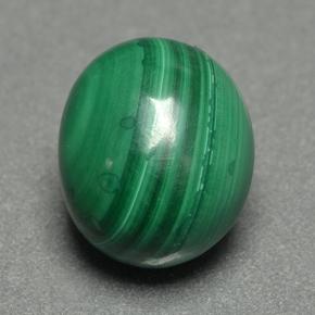 4.1ct Oval Cabochon Multicolor Green Malachite Gem for sale 4.1ct Oval Cabochon Multicolor Green Malachite Gem (ID: 500085)