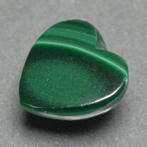 Malachite Gemstone in 8.3 x 8.1 mm Size for Sale, Malachite Stone in Multicolor Green Color