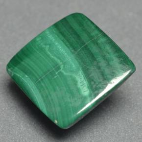 Malachite Gemstone in 9.9 x 9.6 mm Size for Sale, Malachite Stone in Medium Green Color