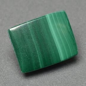 Malachite Gemstone in 10 x 7.9 mm Size for Sale, Malachite Stone in Multicolor Green Color