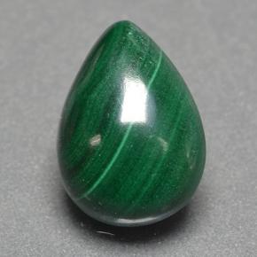 3.3ct Pear Cabochon Multicolor Green Malachite Gem for sale 3.3ct Pear Cabochon Multicolor Green Malachite Gem (ID: 500402)