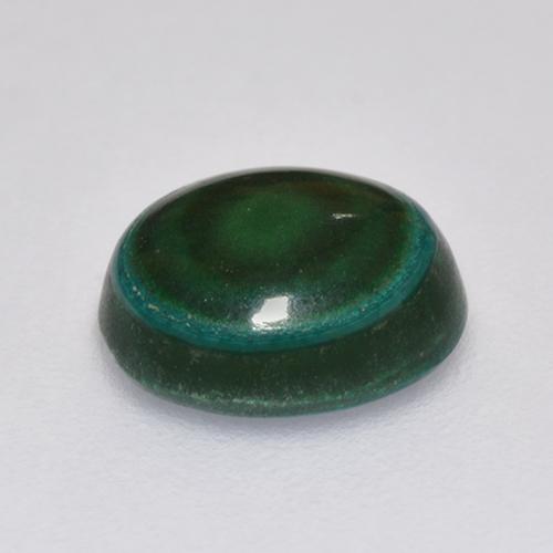 Malachite Gemstone in 8.1 x 7 mm Size for Sale, Malachite Stone in Green Color