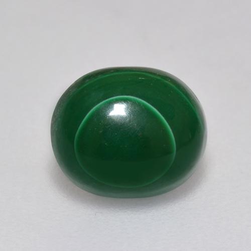 Medium Green Малахит Камень - 1.9ct Овал Кабошон (ID: 516421)