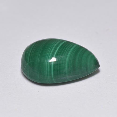 Malachite Gemstone in 9.5 x 6.9 mm Size for Sale, Malachite Stone in Multicolor Green Color