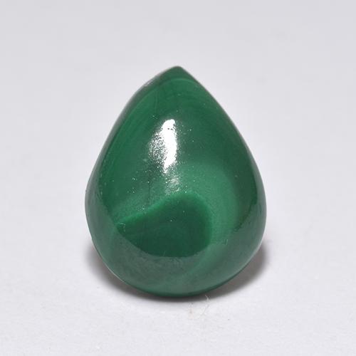 Verde medio Malaquita Gema - 2.3ct Cabujón Pera (ID: 517989)