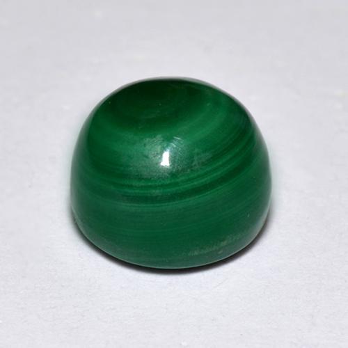 Malachite Gemstone in 6.5 mm (calibrated) Size for Sale, Malachite Stone in Medium Green Color