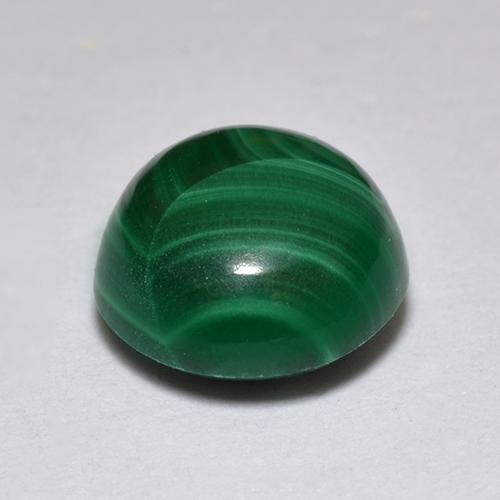 Malachite Gemstone in 7 mm (calibrated) Size for Sale, Malachite Stone in Multicolor Green Color