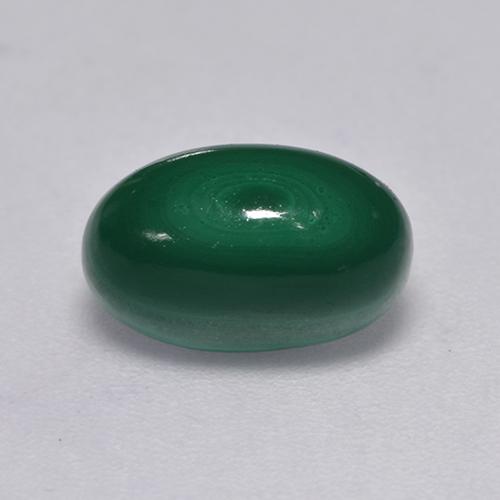 Multicolor Green Malachite Gem - 3.8ct Oval Cabochon (ID: 526089)