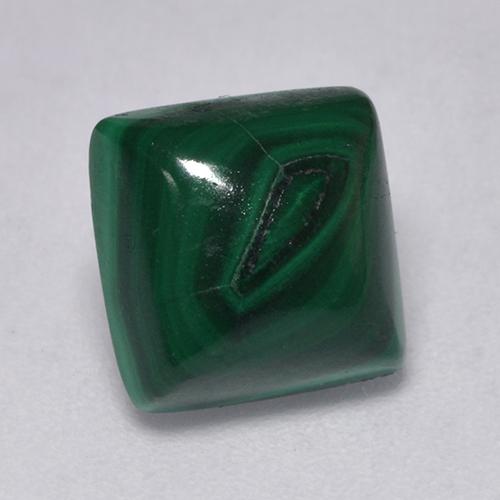 Verde multicolor Malaquita Gema - 3.7ct Cabujónes Cuadrado (ID: 526293)
