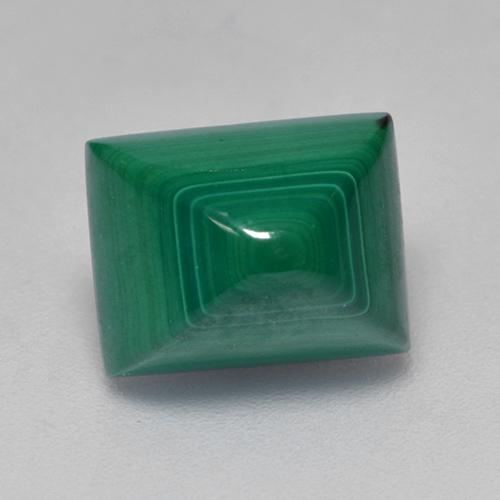 Medium Green Malachite Gem - 4.2ct Baguette Cabochon (ID: 526386)
