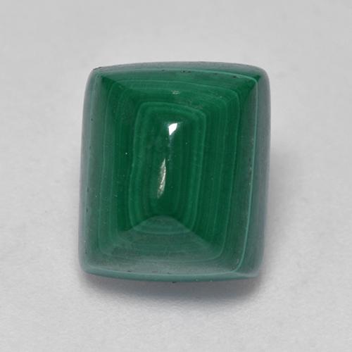 Medium Green Malachite Gem - 5.1ct Baguette Cabochon (ID: 526397)