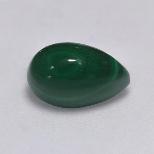 Green Malachite Gem - 2.9ct Pear Cabochon (ID: 526754)