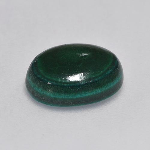 Malachite Gemstone in 9.8 x 7.6 mm Size for Sale, Malachite Stone in Multicolor Green Color